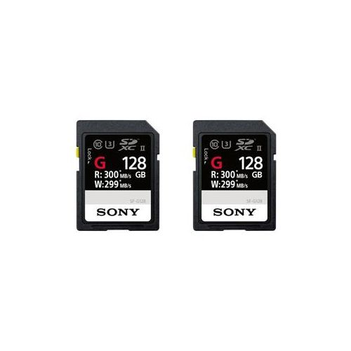  Adorama Sony 128GB SF-G Series UHS-II U3 Class 10 SDXC Memory Card , 2 Pack SF-G128/T1 2