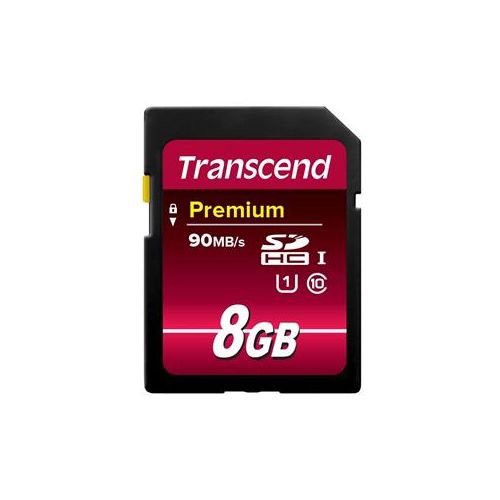  Adorama Transcend 8GB SDHC Class 10 UHS-I 400X Premium Memory Card TS8GSDU1