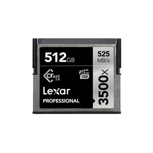  Adorama Lexar 512GB Professional 3500x CFast 2.0 Memory Card LC512CRBNA3500