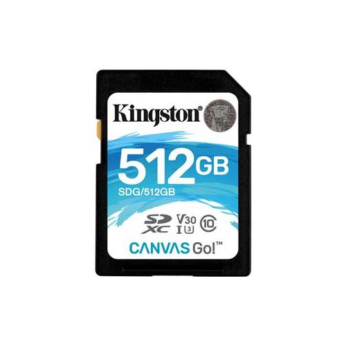  Adorama Kingston Technology 512GB Canvas Go! UHS-I SDXC Memory Card SDG/512GB