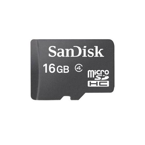  Adorama SanDisk 16GB Class 4 (HD) microSDHC Memory Card SDSDQM-016G-B35N