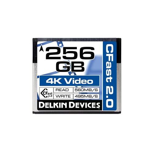  Adorama Delkin Devices 256GB Cinema CFast 2.0 Memory Card DDCFST560256