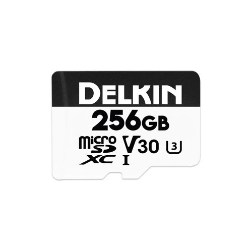  Adorama Delkin Devices Advantage 256GB UHS-I U3/V30 microSDXC Memory Card with Adapter DDMSDW660256