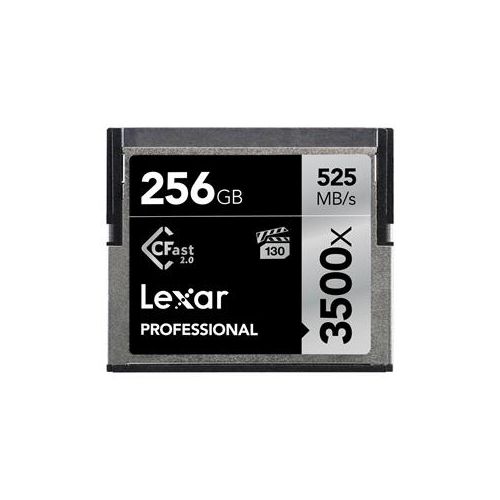  Adorama Lexar 256GB Professional 3500x CFast 2.0 Memory Card LC256CRBNA3500