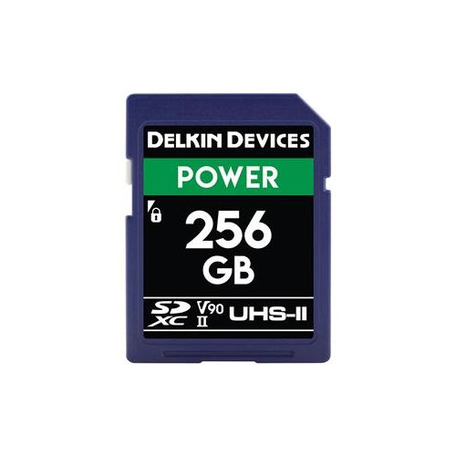  Adorama Delkin Devices Power 256GB UHS-II U3/V90 SDXC Memory Card DDSDG2000256