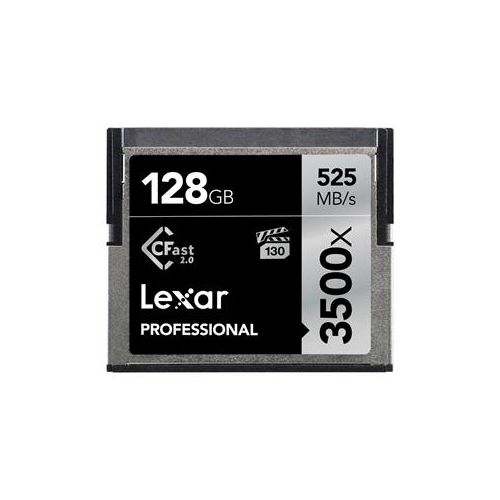  Adorama Lexar 128GB Professional 3500x CFast 2.0 Memory Card LC128CRBNA3500