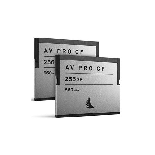  Adorama Angelbird AV Pro CF 256GB CFast 2.0 Memory Card, 2 Pack AVP256CFX2