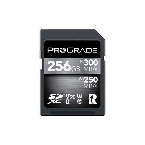  Adorama ProGrade Digital 256GB SDXC UHS-II U3 Class 10 V90 Cobalt Memory Card PGSD256GBCKNA