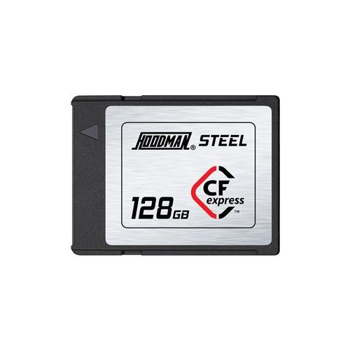 Adorama Hoodman 128GB Steel CFexpress Memory Card, 1700MB/s Read, 1400MB/s Write CFEX128