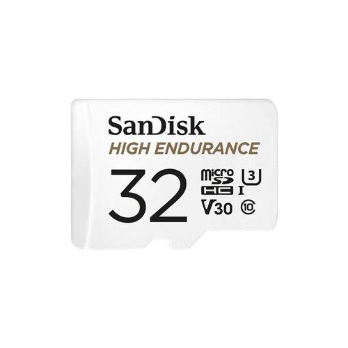  Adorama SanDisk 32GB High Endurance UHS-I microSDHC Memory Card with SD Adapter SDSQQNR-032G-AN6IA