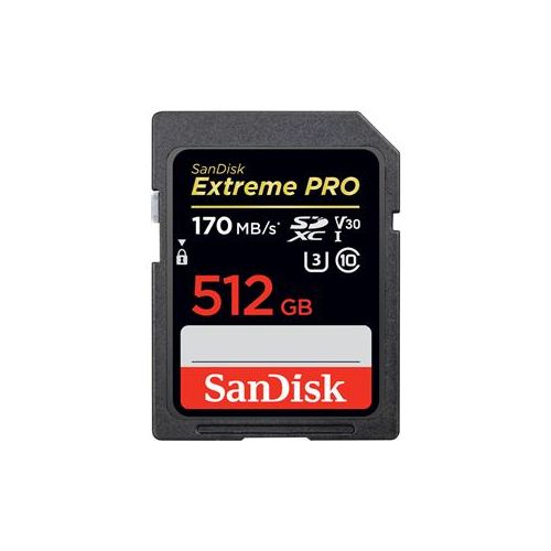  Adorama SanDisk Extreme PRO 512GB UHS-I Class 10 U3 V30 SDXC Memory Card SDSDXXY-512G-ANCIN