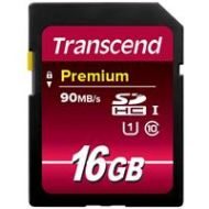 Adorama Transcend 16GB SDHC Class 10 UHS-I 400X Premium Memory Card TS16GSDU1