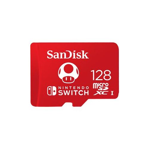  Adorama SanDisk 128GB UHS-I microSDXC Memory Card for the Nintendo Switch SDSQXBO-128G-ANCZA