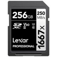 Adorama Lexar 256GB Professional 1667x UHS-II U3 SDXC Memory Card LSD256CBNA1667