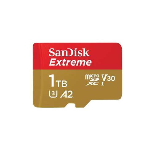 Adorama SanDisk 1TB Extreme UHS-I microSDXC Memory Card with SD Adapter SDSQXA1-1T00-AN6MA
