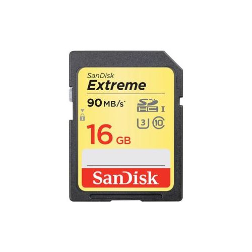  Adorama SanDisk 16GB Extreme SDHC UHS-I U3 Memory Card SDSDXNE-016G-ANCIN