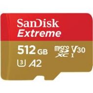 Adorama SanDisk 512GB Extreme UHS-I microSDXC Memory Card with SD Adapter SDSQXA1-512G-AN6MA