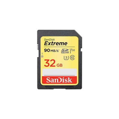  Adorama SanDisk 32GB Extreme SDHC UHS-I U3 Memory Card SDSDXVE-032G-ANCIN