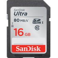 Adorama SanDisk 16GB Ultra UHS-1 SDHC Memory Card - Class 10 SDSDUNC-016G-AN6IN