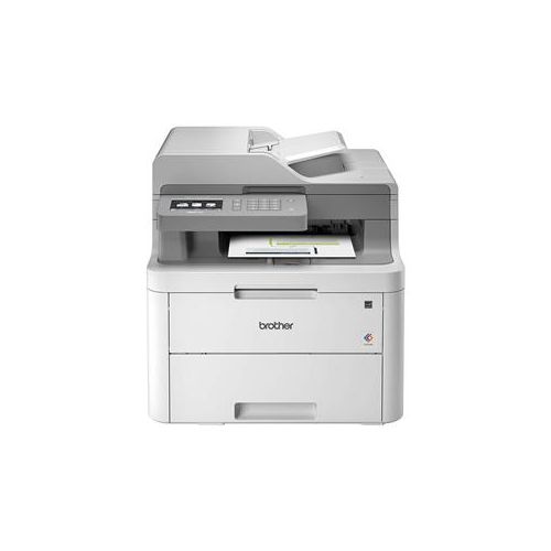  Adorama Brother MFC-L3710CW Color Laser LED All-in-One Wireless Printer, 19ppm MFC-L3710CW