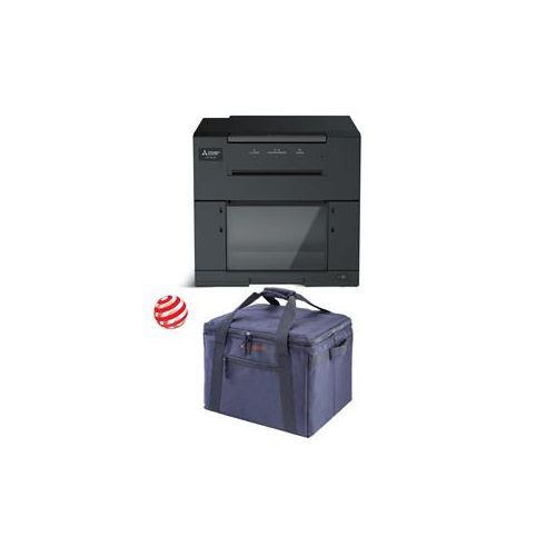  Adorama Mitsubishi CP-M1A A6 Color High Dye Sub Photo Booth Printer W/Carrying Case CP-M1A A