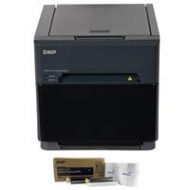 Adorama DNP QW410 4.5 Dye Sublimation Printer, 300 x 300dpi, W/DNP QW410 Printer Media QW410-SET A
