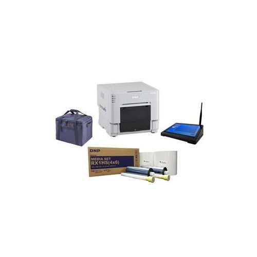  Adorama DNP DS-RX1HS 6 Dye Sublimation Printer With Print Media/Printer Server/Case RX1HS-SET C