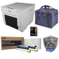 Adorama DNP DS-RX1HS 6 Dye Sublimation Printer W/Print Media/Case/Service Contract/Card RX1HS-SET F