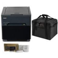 Adorama DNP QW410 4.5 Dye Sublmation Printer 300x300dpi W/DNP QW410 Media 4.5x8/ Case QW410-SET E