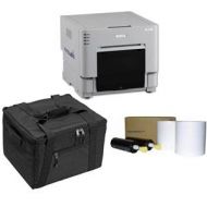 Adorama DNP DS-RX1HS 6 Dye Sublimation Printer, Bundle with 4x6 Media, 2 Rolls RX1HS-SET B