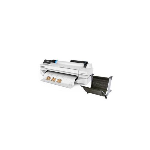  Adorama HP DesignJet T100 Plotter Printer 24 w/Mobile Printing (5ZY56A) W/Stand Bundle 5ZY56A B