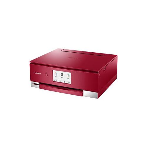  Adorama Canon PIXMA TS8320 Wireless Office All-In-One Inkjet Printer, Red 3775C042