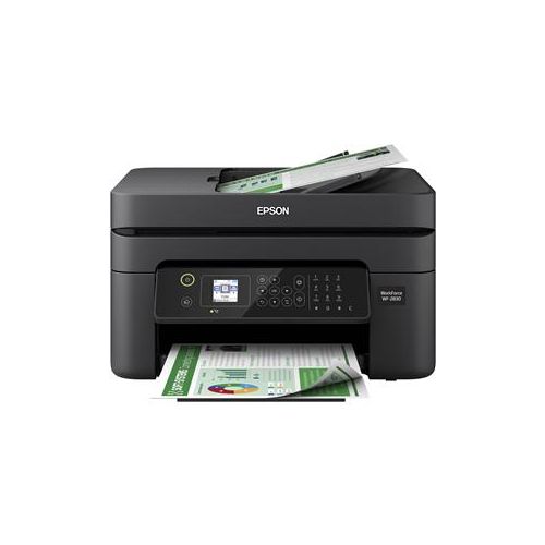  Adorama Epson WorkForce WF-2830 Wireless Color All-In-One Inkjet Printer,Copy, Scan, Fax C11CG30201