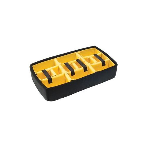  Adorama Pelican 1525AirDS Padded Divider Set for 1525 Air Case, Black and Yellow 015250-4060-000