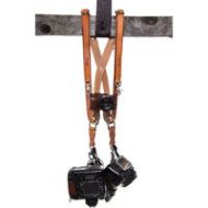 Adorama HoldFast Gear Money Maker English Bridle Medium Three-Camera Harness, Tan MM05-TA3-M