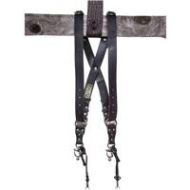 Adorama HoldFast Gear Money Maker Water Buffalo Medium Two-Camera Harness, Black MM05-WB-BL-M