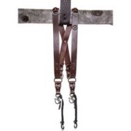 Adorama HoldFast Gear Money Maker Water Buffalo Large Two-Camera Harness, Burgundy MM05-WB-BU-L