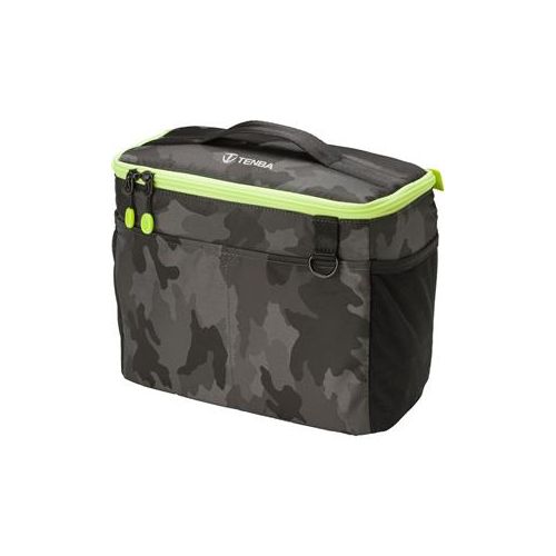  Adorama Tenba BYOB 10 Insert for DSLR/Mirrorless Camera, Black Camouflage/Lime 636-265