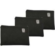 Adorama Porta Brace PB-1221 Stuff Sack (Zippered Padded Pouch) - Black - Set of 3 PB-B8123