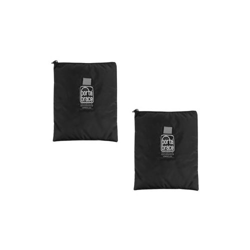  Adorama Porta Brace Stuff Sack Accessory Pouch, 2 Pack, Black CS-B92