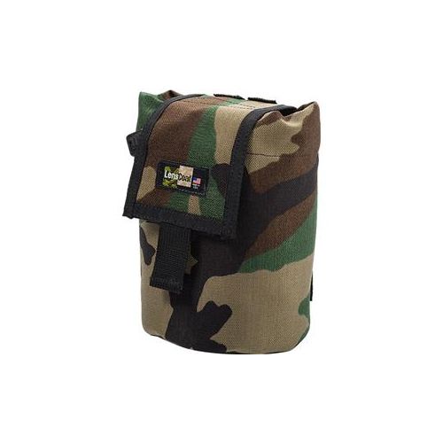  Adorama LensCoat Roll up MOLLE Pouch, Medium, Forest Green Camo LCRUMFG