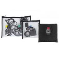 Adorama Porta Brace 2x Clear and Padded Equipment Pouch Set, 10.5x14 & 8x11 POUCH-CLEARSET