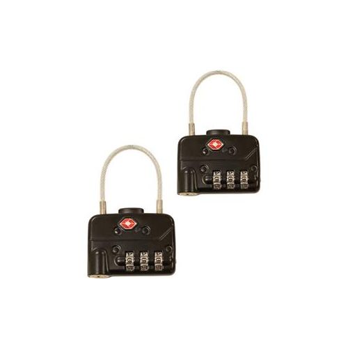  Adorama Go Professional Cases TSA Cable Combination Padlock, 2-Pack 1SKB-PDL-C