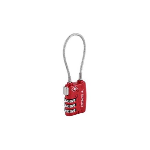  Slinger TSA 3-Dial Combination TSA Lock (Red) TSA-RD - Adorama