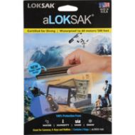 Adorama LokSak aLOKSAK 6x6 Waterproof Resealable Storage Bag, Pack of 2, Clear ALOKD2-6 X 6