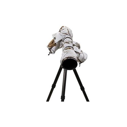  Adorama LensCoat RainCoat 2 Pro for DSLRs with 200 to 400mm f/2.8, Realtree AP Snow LCRC2PSN