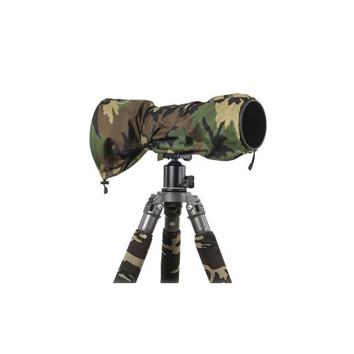  Adorama LensCoat RainCoat Rain Sleeve, Large, Forest Green Camo LCRSLFG