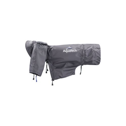  Adorama AquaTech Sport Shield Extra Large Rain Cover for Cameras and Lenses, Gray 13336