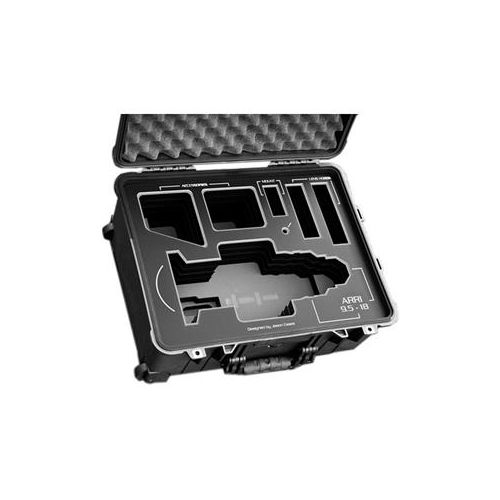  Adorama Jason Cases Protective Case with Foam for Arri UWZ 9.5-18mm Lens, Black Overlay ARUWZ9518BK