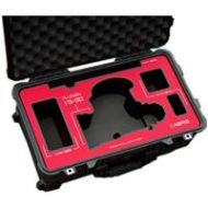 Adorama Jason Cases Protective Case for Fujinon 19-90mm T2.9 Cabrio Lens, Red Overlay FU1990RE